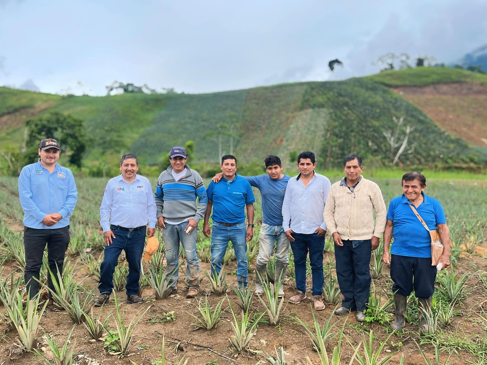 Agricultores trabajando